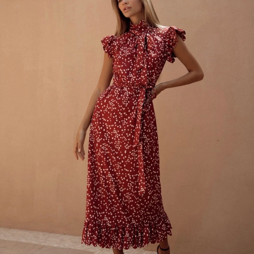 ALB Red Bella Heart Dress (sold out) - Picture 2 of 5